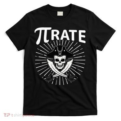 Funny Pi-Rate Happy Pi Day Math Pirate Pun T-Shirt
