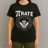 Funny Pi-Rate Happy Pi Day Math Pirate Pun T-Shirt thumb 4