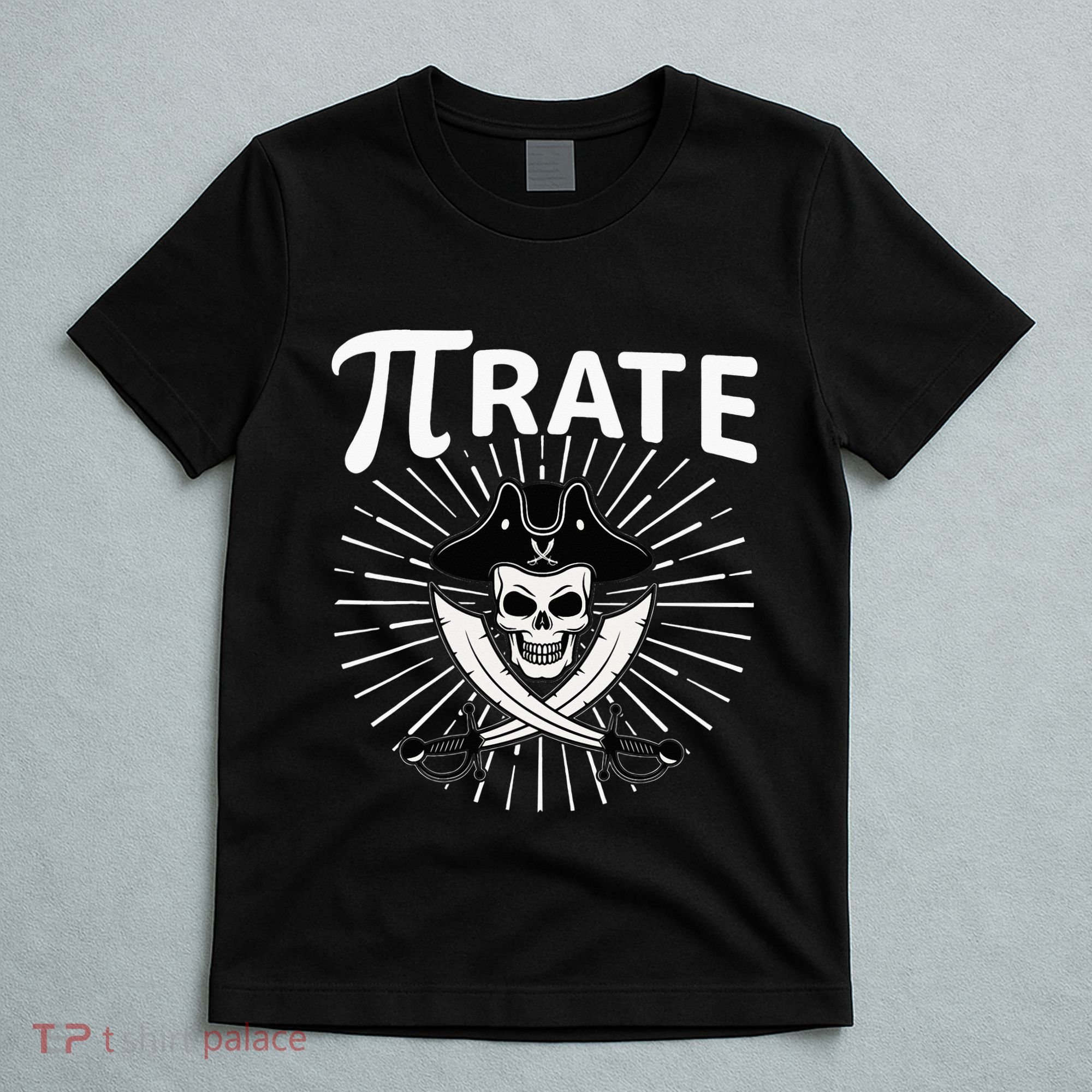 Funny Pi-Rate Happy Pi Day Math Pirate Pun T-Shirt