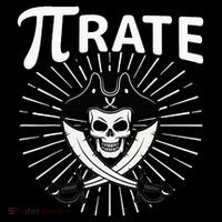 Funny Pi-Rate Happy Pi Day Math Pirate Pun Button thumb 1