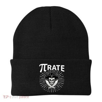 Funny Pi-Rate Happy Pi Day Math Pirate Pun Beanie