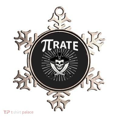 Funny Pi-Rate Happy Pi Day Math Pirate Pun Ornament