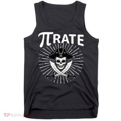 Funny Pi-Rate Happy Pi Day Math Pirate Pun Tank Top