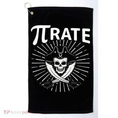 Funny Pi-Rate Happy Pi Day Math Pirate Pun Golf Towel