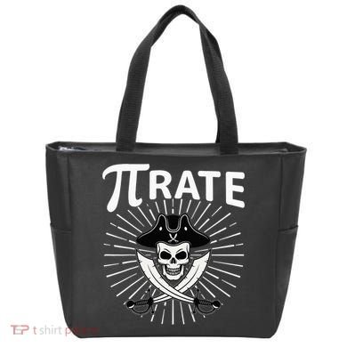 Funny Pi-Rate Happy Pi Day Math Pirate Pun Tote Bag