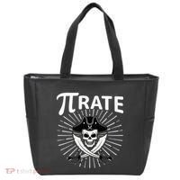 Funny Pi-Rate Happy Pi Day Math Pirate Pun Tote Bag thumb 0