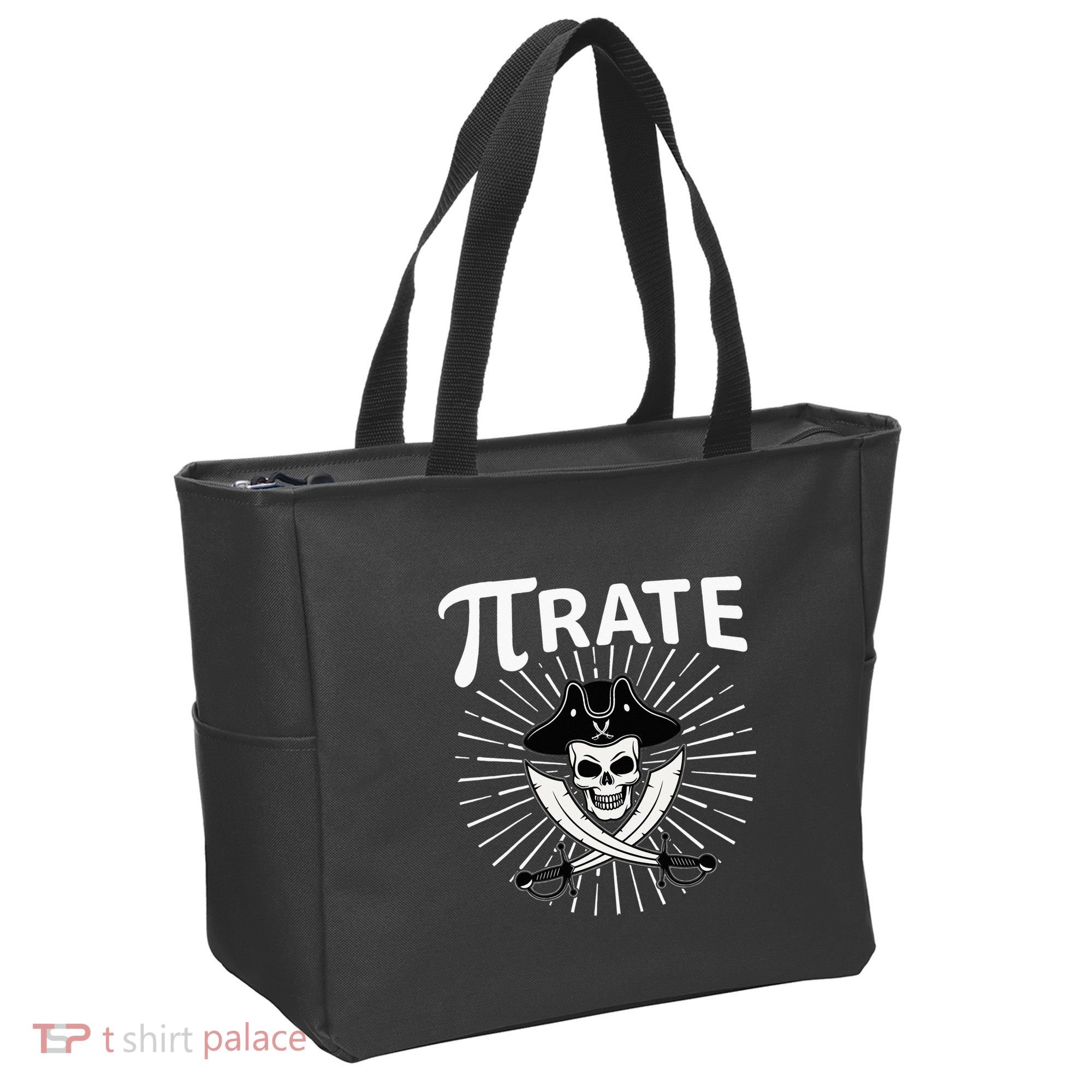 Funny Pi-Rate Happy Pi Day Math Pirate Pun Tote Bag