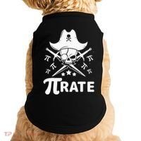 Funny Pi-Rate Happy Pi Day Math Pirate Pun Doggie Tank thumb 0