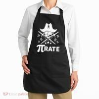 Funny Pi-Rate Happy Pi Day Math Pirate Pun Apron thumb 2