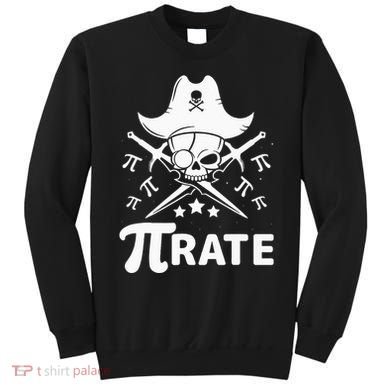 Funny Pi-Rate Happy Pi Day Math Pirate Pun Sweatshirt