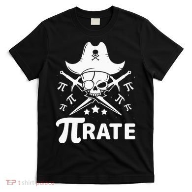 Funny Pi-Rate Happy Pi Day Math Pirate Pun T-Shirt