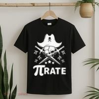 Funny Pi-Rate Happy Pi Day Math Pirate Pun T-Shirt thumb 2