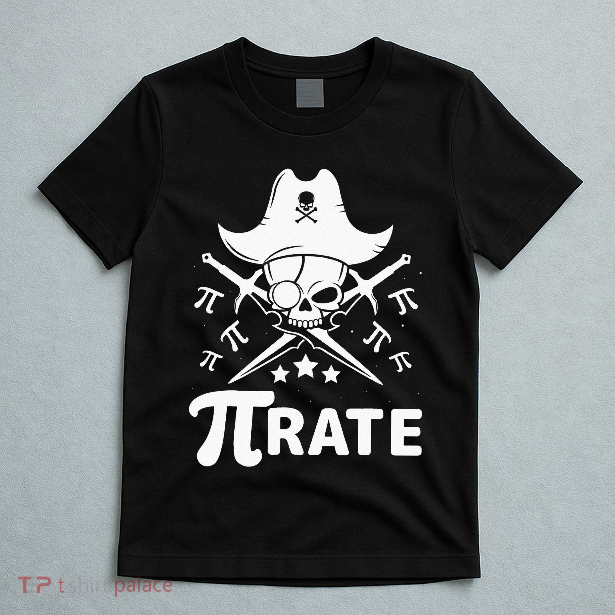 Funny Pi-Rate Happy Pi Day Math Pirate Pun T-Shirt