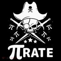 Funny Pi-Rate Happy Pi Day Math Pirate Pun Coaster thumb 2