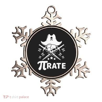 Funny Pi-Rate Happy Pi Day Math Pirate Pun Ornament