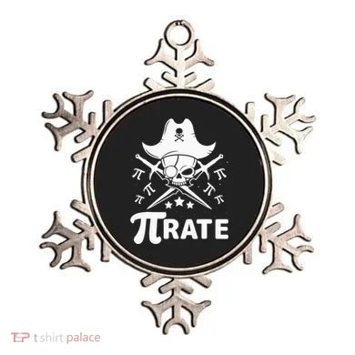 Funny Pi-Rate Happy Pi Day Math Pirate Pun Ornament