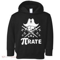 Funny Pi-Rate Happy Pi Day Math Pirate Pun Toddler Hoodie thumb 0