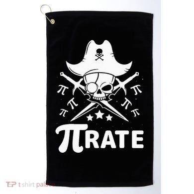 Funny Pi-Rate Happy Pi Day Math Pirate Pun Golf Towel
