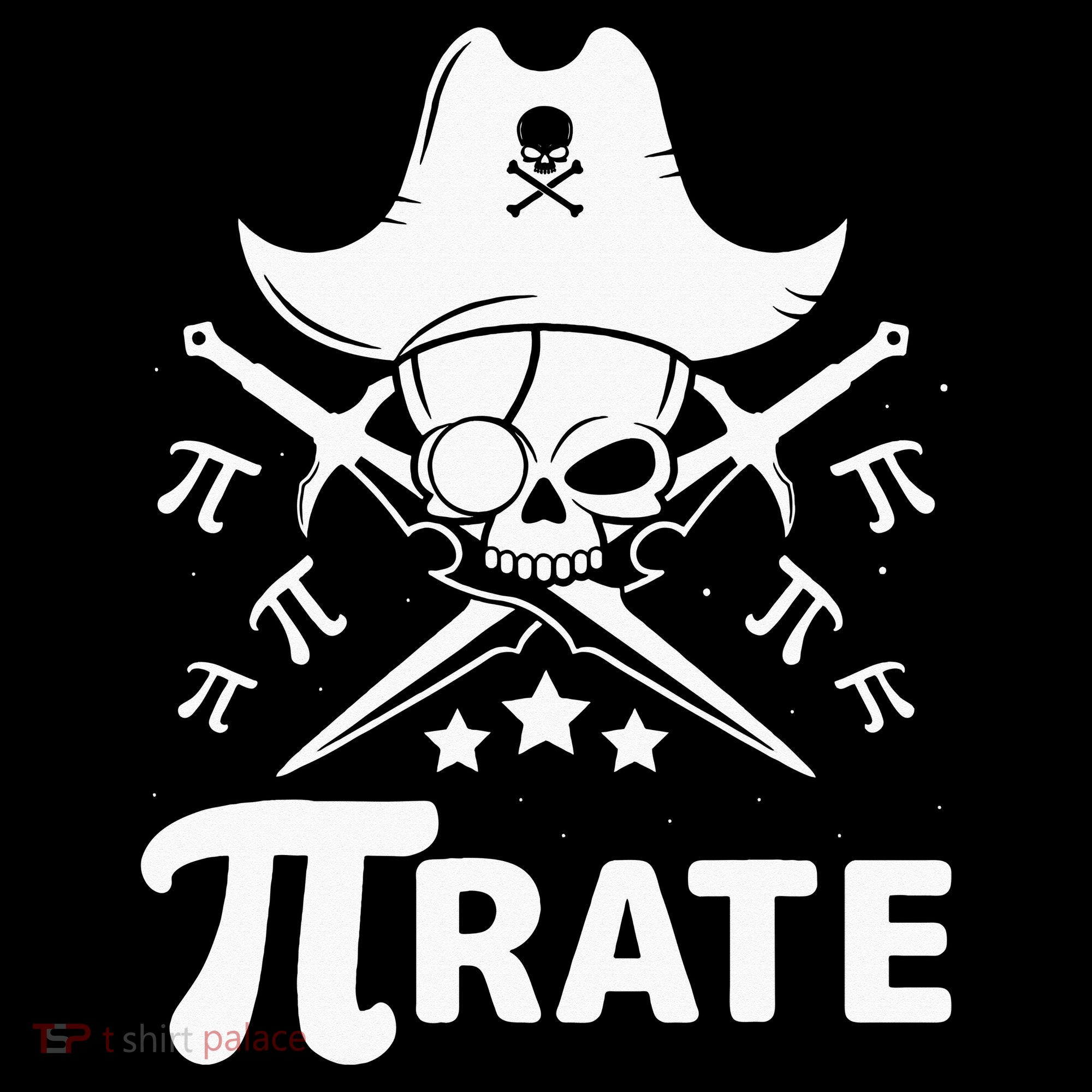 Funny Pi-Rate Happy Pi Day Math Pirate Pun Kids T-Shirt