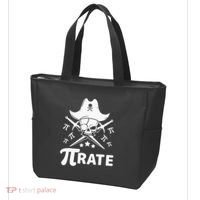 Funny Pi-Rate Happy Pi Day Math Pirate Pun Tote Bag thumb 3