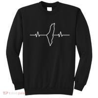  free palestine heartbeat  Sweatshirt thumb 0