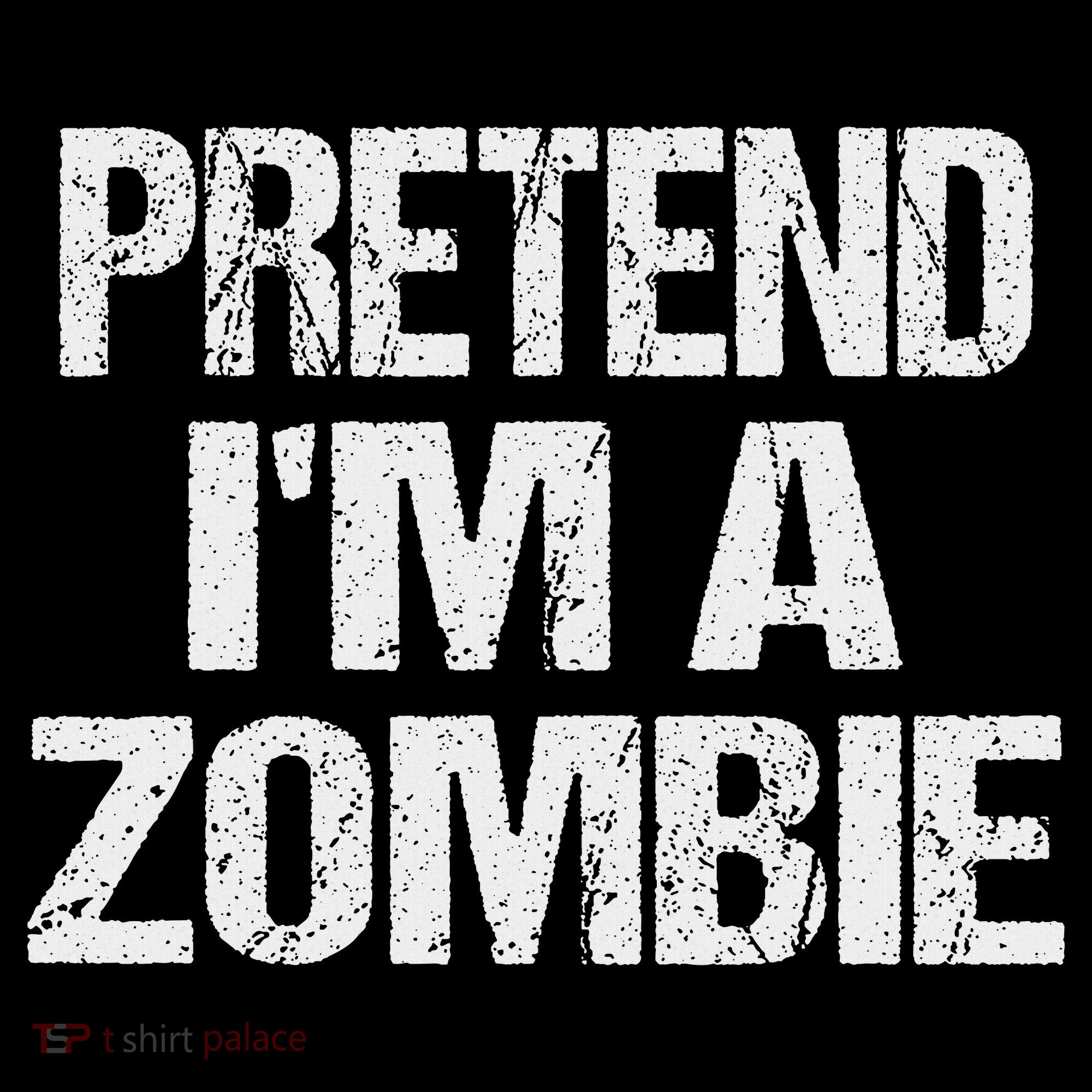 Funny Pretend I'm A Zombie Halloween Costume Women's Hoodie