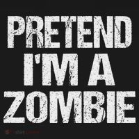 Funny Pretend I'm A Zombie Halloween Costume Visor thumb 3