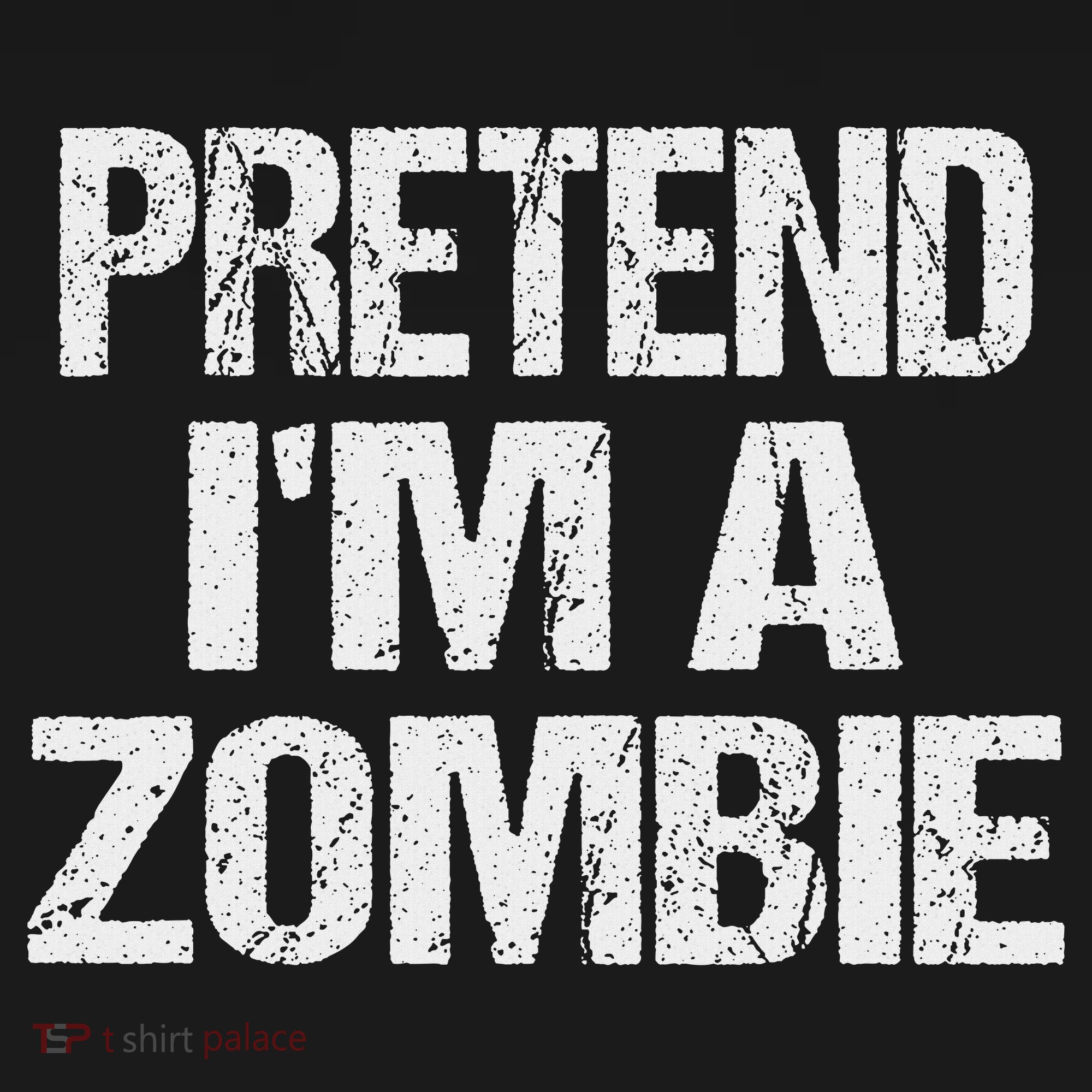 Funny Pretend I'm A Zombie Halloween Costume Visor