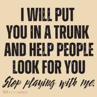 Funny Put In Trunk Saying I Will Put You In A Trunk Tote Bag thumb 4