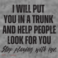 Funny Put In Trunk Saying I Will Put You In A Trunk Toddler Hoodie thumb 2
