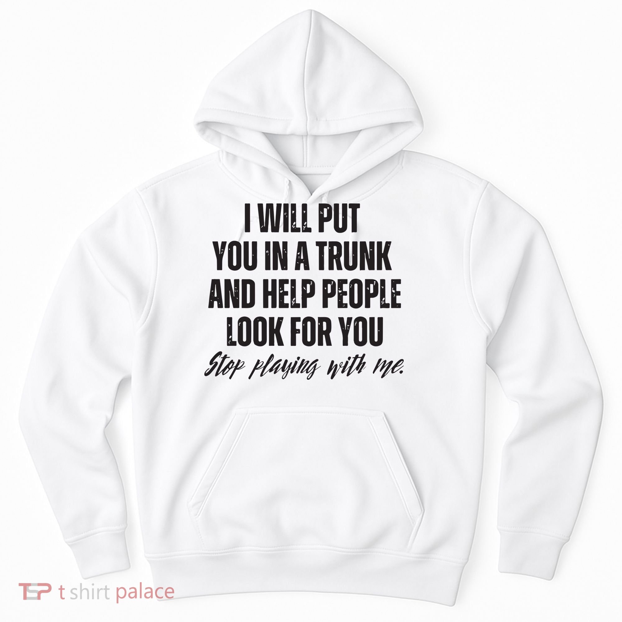 Funny Put In Trunk Saying I Will Put You In A Trunk Hoodie