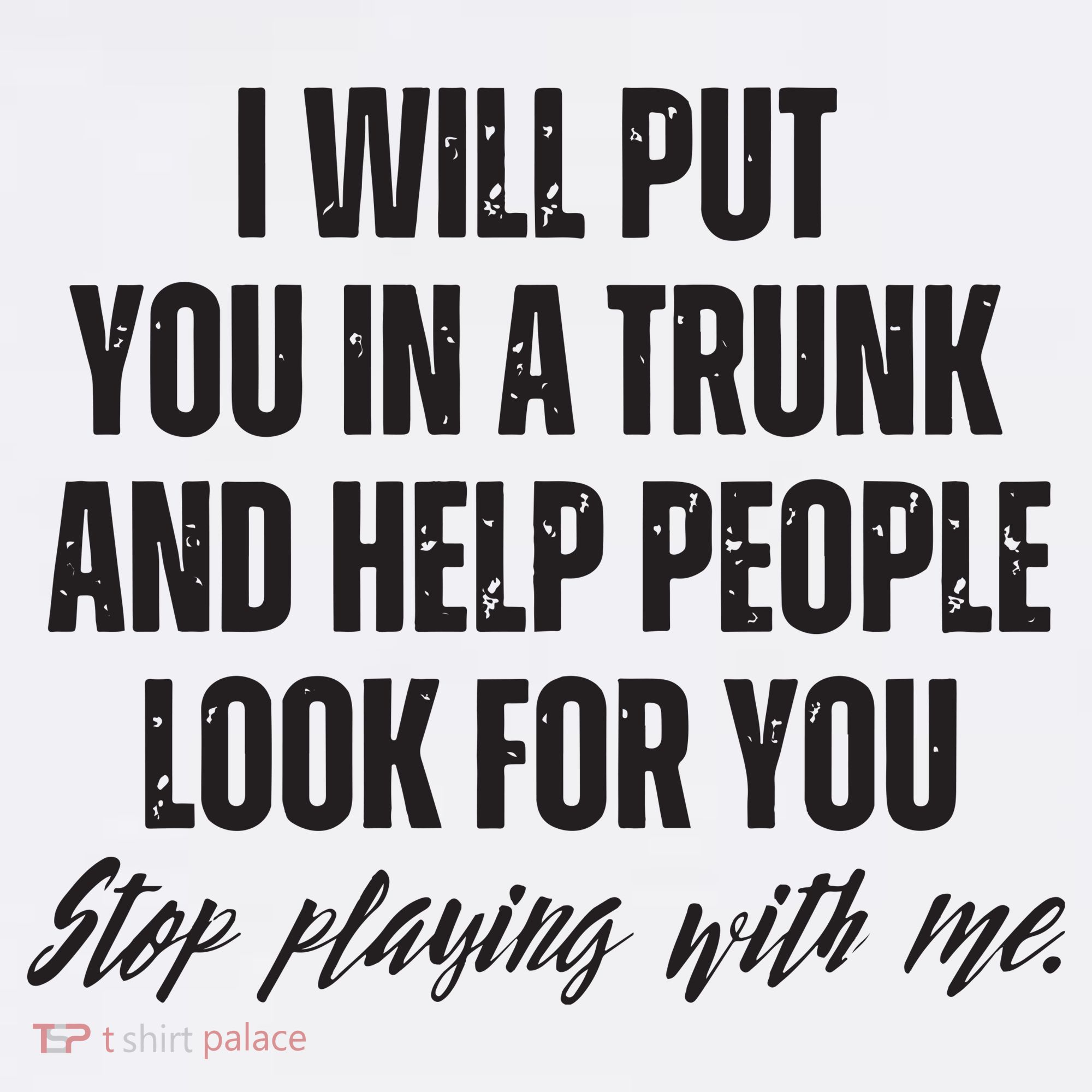 Funny Put In Trunk Saying I Will Put You In A Trunk Ornament