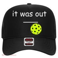 Funny Pickleball It Was Out Player Lover Friends  Hat thumb 0