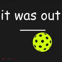 Funny Pickleball It Was Out Player Lover Friends  Kids Sweatshirt thumb 2
