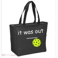 Funny Pickleball It Was Out Player Lover Friends  Tote Bag thumb 2