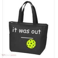 Funny Pickleball It Was Out Player Lover Friends  Tote Bag thumb 3
