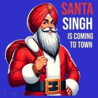 Funny Punjabi Indian Santa Singh Is Coming To Town Gift T-Shirt thumb 7