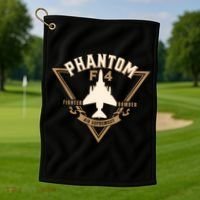 F4 Phantom II Naval Fighter Bomber Jet Interceptor Aircraft Golf Towel thumb 1