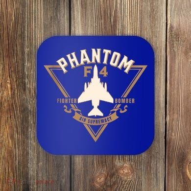 F4 Phantom II Naval Fighter Bomber Jet Interceptor Aircraft Coaster