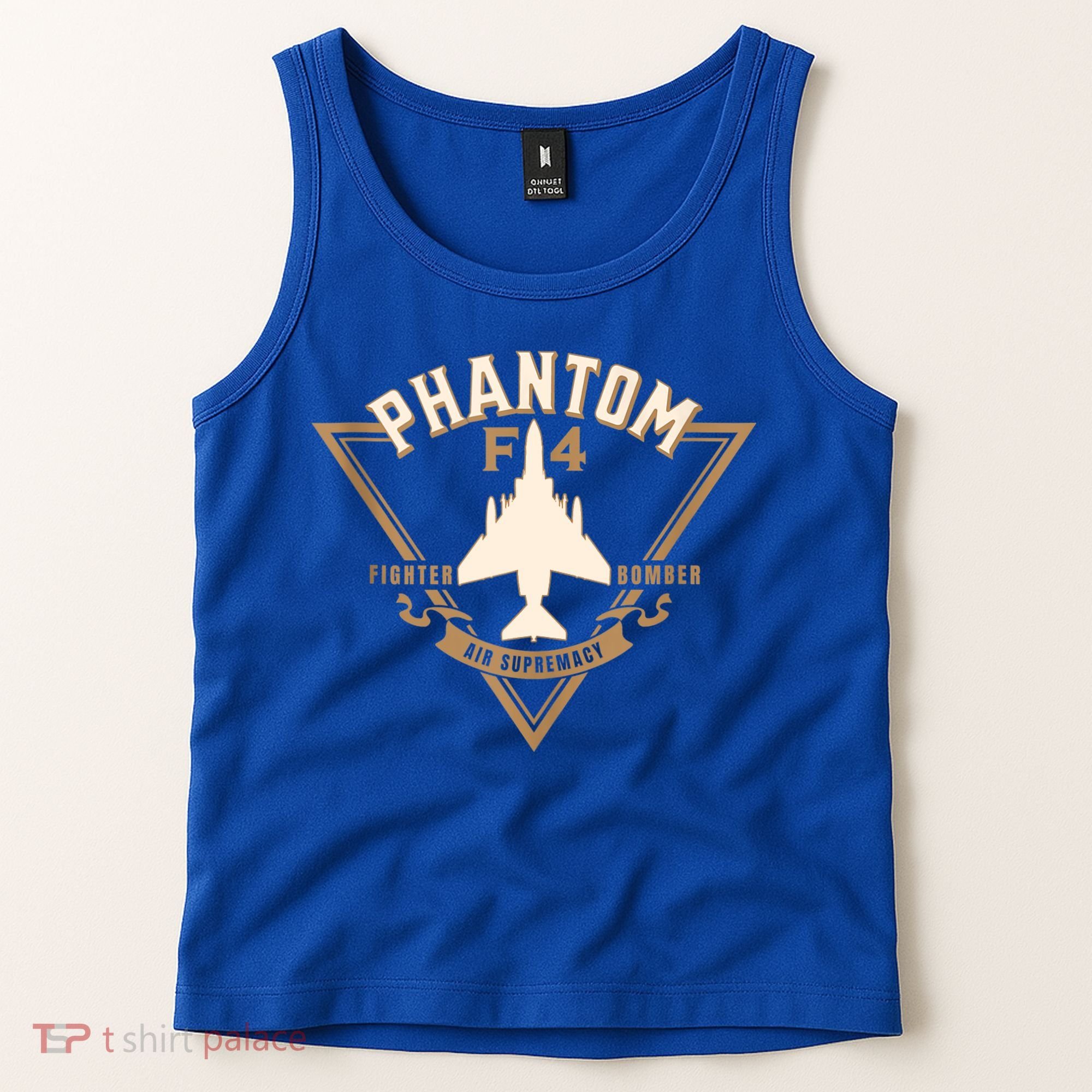 F4 Phantom II Naval Fighter Bomber Jet Interceptor Aircraft Tank Top