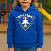 F4 Phantom II Naval Fighter Bomber Jet Interceptor Aircraft Kids Hoodie thumb 3