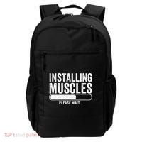 Funny Panda Installing Muscles Please Wait Gym Fitness Backpack thumb 0