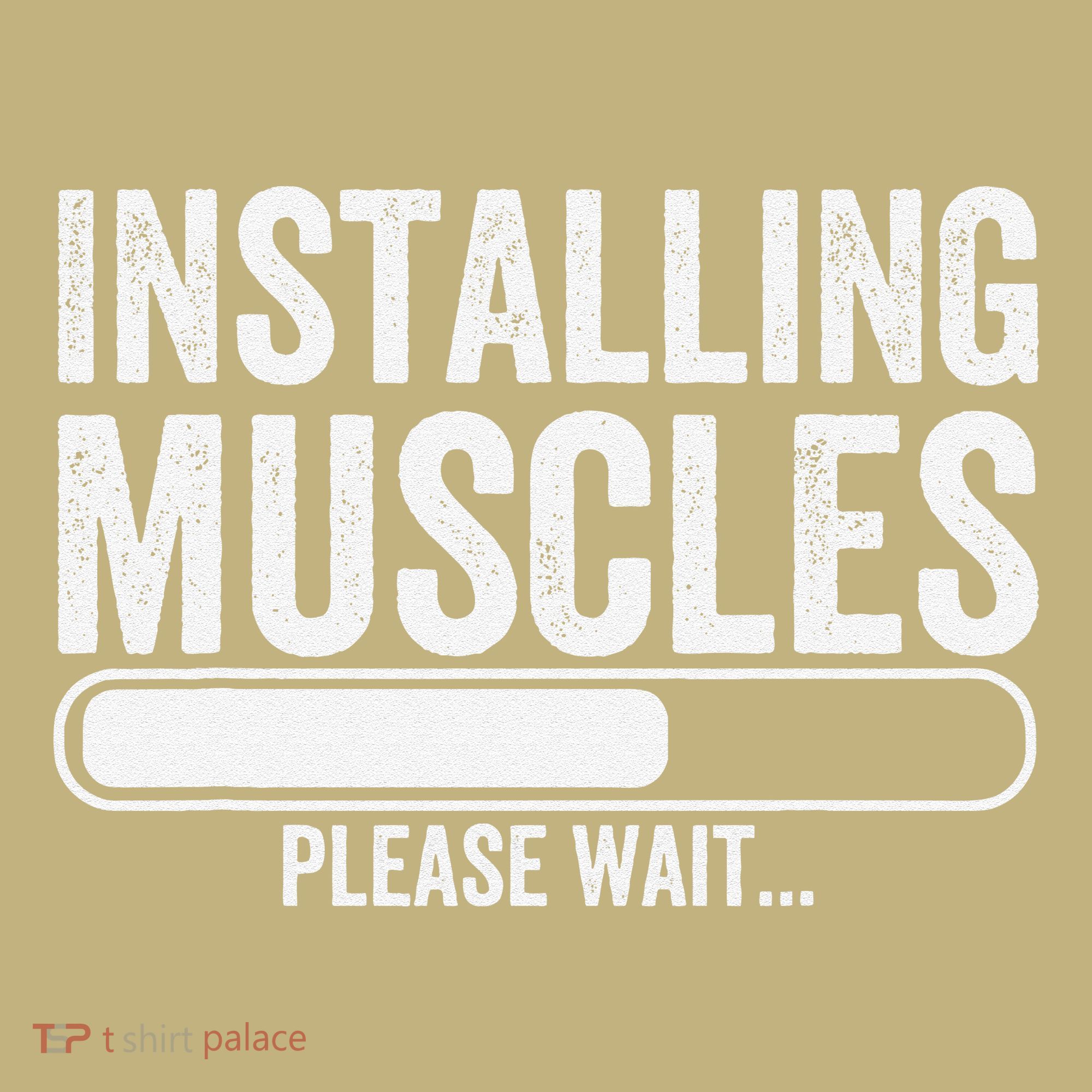 Funny Panda Installing Muscles Please Wait Gym Fitness Mousepad