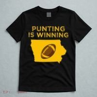 funny punting is winning iowa I cheer For The Punter T-Shirt thumb 5