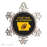 funny punting is winning iowa I cheer For The Punter Ornament thumb 0