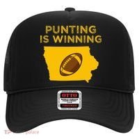 funny punting is winning iowa I cheer For The Punter Hat thumb 0