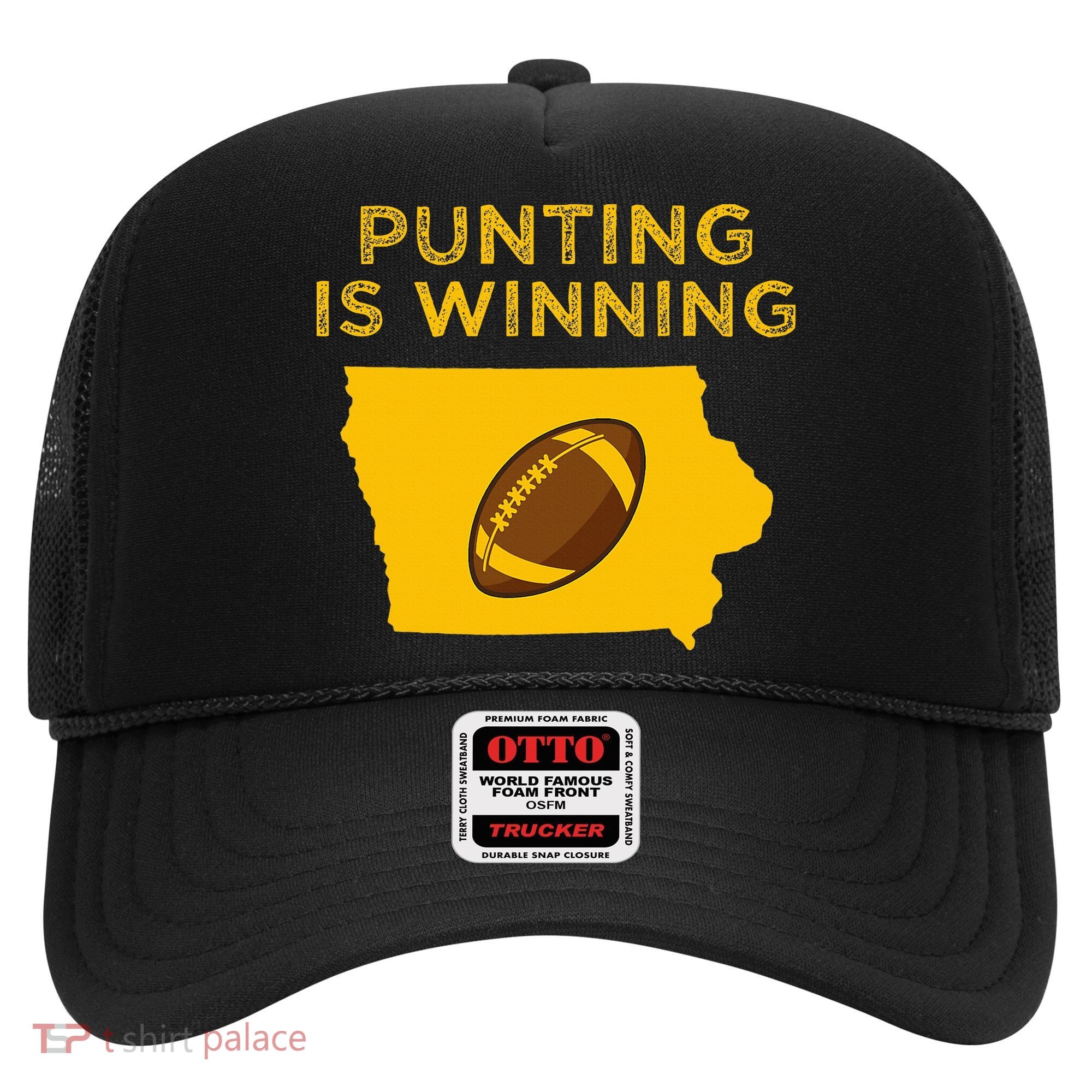funny punting is winning iowa I cheer For The Punter Hat