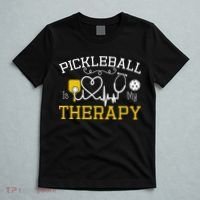 Funny Pickleball Is My Therapy Pickleball Player Humor T-Shirt thumb 5