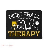 Funny Pickleball Is My Therapy Pickleball Player Humor Mousepad thumb 0
