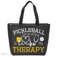 Funny Pickleball Is My Therapy Pickleball Player Humor Tote Bag thumb 0